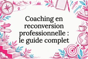Carte de visite illustrée pour une reconversion professionnelle