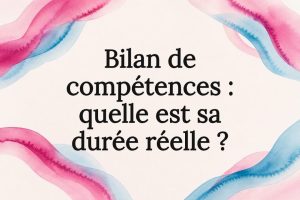 Carte titre abstraite sur la durée du bilan