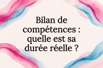 Carte titre abstraite sur la durée du bilan