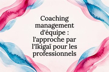 Carte de titre abstraite aux couleurs de Coach&volution